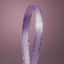 Picture of Lavender Satin Ribbon with Silver Border, 1/4" X 50Yd