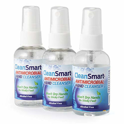 Picture of CleanSmart Skin & Hand Cleanser, 2 Ounce Spray Bottle (Pack of 3) Alcohol-Free Safe Cleanser