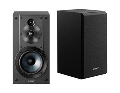 Picture of Sony SSCS5 3-Way 3-Driver Bookshelf Speaker System (Pair) - Black
