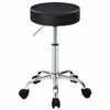 Picture of Duhome 410 Adjustable Height Swivel Medical Clinic Tattoo Spa Salon Stool with Wheels (Black)