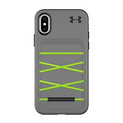 Picture of Under Armour UA Protect Arsenal Case for iPhone X - Graphite/Quirky Lime