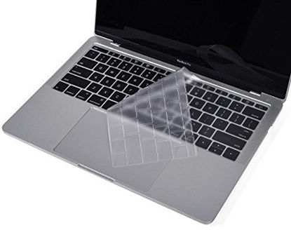 Picture of Premium Ultra Thin MacBook Keyboard Cover Skin for Apple MacBook Pro 13 Inch A1708 Without Touch Bar(with Function Keys, 2019 & 2018 & 2017 & 2016 Release), TPU