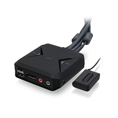 Picture of IOGEAR 2-Port USB DisplayPort Cable KVM Switch