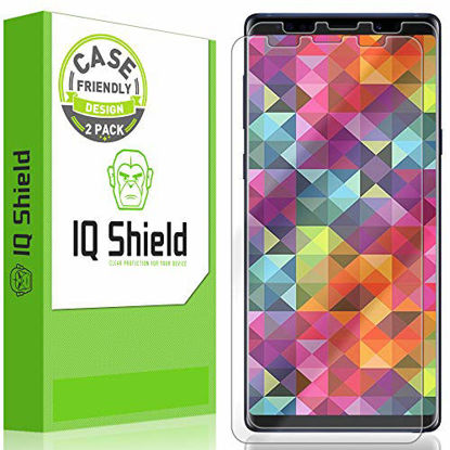 Picture of IQ Shield Screen Protector Compatible with Samsung Galaxy Note 9 (2-Pack)(Case Friendly) Anti-Bubble Clear Film