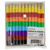 Picture of Huji Stacking Buildable 8 Colors Crayons Set, Connect Stack and Build Crayons Sideways and Up, Favorite Toys Little Ones Party Favors Safe Non-Toxic, Easy to Hold (12)