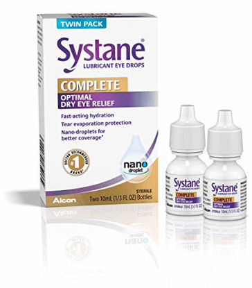 Picture of Systane Complete Lubricant Eye Drops, 2x10mL TWIN