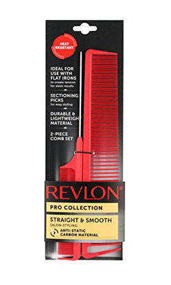 Picture of Revlon Salon Straightening 2 Piece Carbon Combs