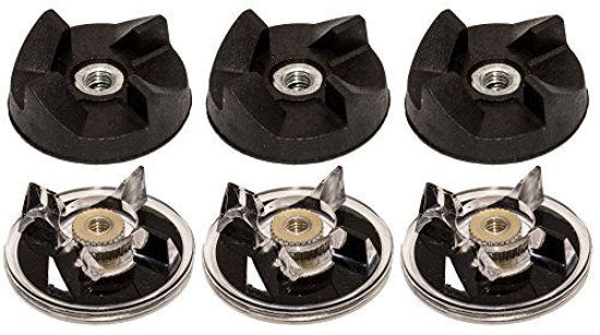 Picture of Blendin Lot of 6 Base Gear and Blade Gear Replacement Part,Compatible with Magic Bullet MB1001 250W Blenders