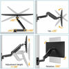 Picture of Monitor Wall Mount Bracket-Articulating Adjustable Gas Spring Single Arm Stand with VESA Extension Kit for 17 to 32 Inch LCD Computer Screens - VESA 75x75,100x100, 200x100, 200x200