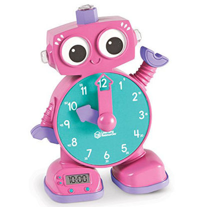 Picture of Learning Resources Tock The Learning Clock, Educational Talking Clock, Ages 3+, Pink