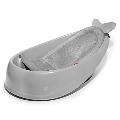 Picture of Skip Hop Baby Bath Tub: Moby 3-Stage Smart Sling Tub, Grey