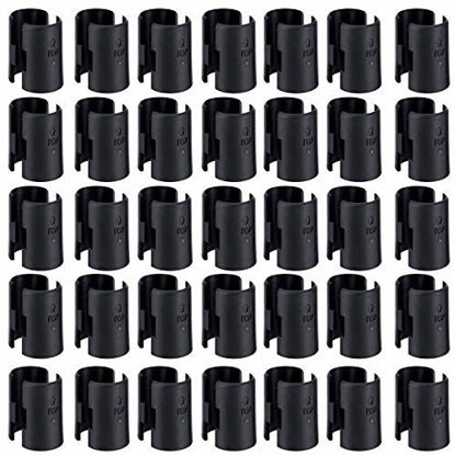 Picture of Wire Shelf Clips - 50Pack Wire Shelving Shelf Lock Clips for 1" Post Shelvings