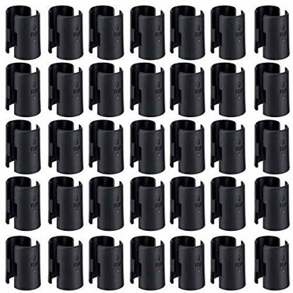 Picture of Wire Shelf Clips - 50Pack Wire Shelving Shelf Lock Clips for 1" Post Shelvings