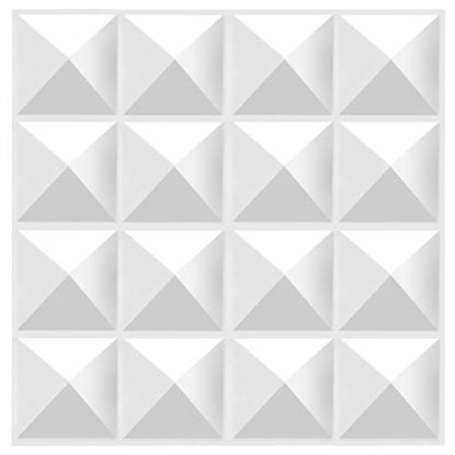 Picture of TroyStudio Acoustic Sound Diffuser Panel 12 X 12 X 1 Inches Pack of 4, Studio Diffuser Wall Decor
