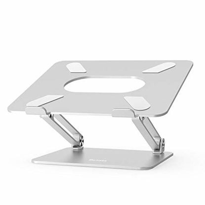 Picture of Laptop Stand, Boyata Laptop Holder, Multi-Angle Stand with Heat-Vent to Elevate Laptop, Adjustable Notebook Stand for Laptop up to 17 inches, Compatible for MacBook Pro/Air, Surface Laptop and so on