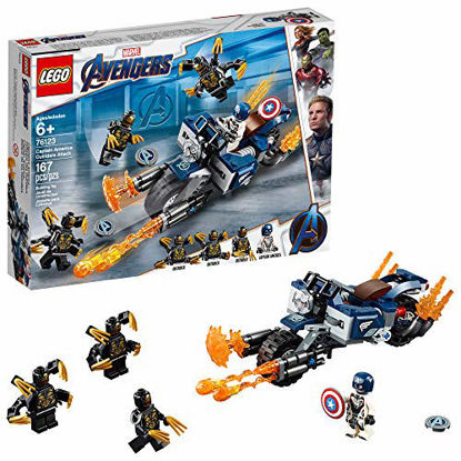 Picture of LEGO Marvel Avengers Captain America: Outriders Attack 76123 Building Kit (167 Pieces)