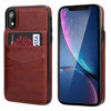 Picture of KIHUWEY iPhone XR Case Wallet with Credit Card Holder, Premium Leather Magnetic Clasp Kickstand Heavy Duty Protective Cover for iPhone XR 6.1 Inch(Brown)