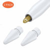 Picture of Replacement Tips Compatible with Apple Pencil 2 Gen iPad Pro Pencil - Apple Pencil iPencil Nib for iPad Apple Pencil 1 st/Pencil 2 Gen White 2 Pack