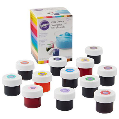 Picture of Wilton Icing Colors, 12-Count Gel-Based Food Color