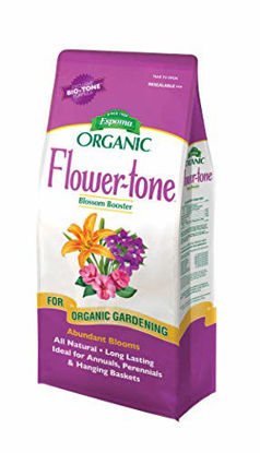 Picture of Espoma Flower-Tone Plant Food, Natural & Organic Fertilizer for Abundant Blooms, 4 lb, Pack of 1