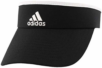 Picture of adidas Women's Match Visor, Black/White, ONE SIZE