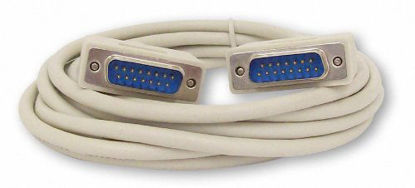 Picture of Your Cable Store 10 Foot DB15 15 Pin Serial Port Cable Male/Male