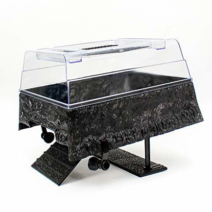 Picture of Penn Plax Turtle Tank Topper - Above-Tank Basking Platform for Turtle Aquariums, 17 x 14 x 10 Inches