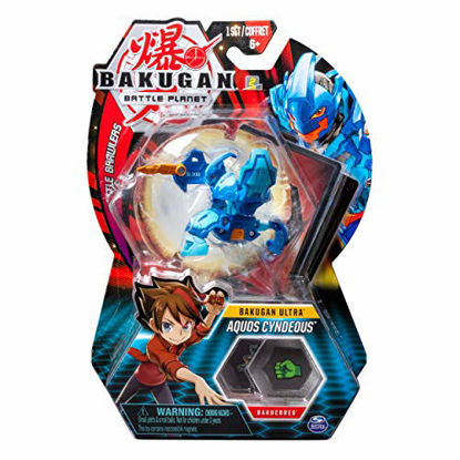 Picture of Bakugan Ultra, Aquos Cyndeous, 3-inch Tall Collectible Transforming Creature, for Ages 6 and Up