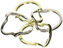 Picture of Bepuzzled RING Hanayama Cast Metal Brain Teaser Puzzle (Level 4) Puzzles For Kids and Adults Ages 12 and Up