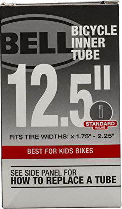 Picture of Bell 12-1/2-Inch Universal Inner Tube, Width Fit Range 1.75-Inch to 2.25-Inch, Black