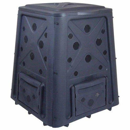 Picture of Redmon Since 1883 8000 Compost 65 Gallon bin, Full, Black