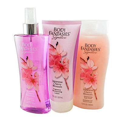 Picture of Body Fantasies Signature Japanese Cherry Blossom 3 Piece Gift Set for Women