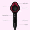 Picture of Panasonic EH-NA65-K Nanoe Dryer, Professional-Quality with 3 attachments Including Quick Blow Dry Nozzle for Smooth, Shiny Hair, Pink