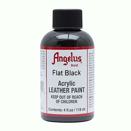 Picture of Angelus Leather Paint 4 oz Flat Black