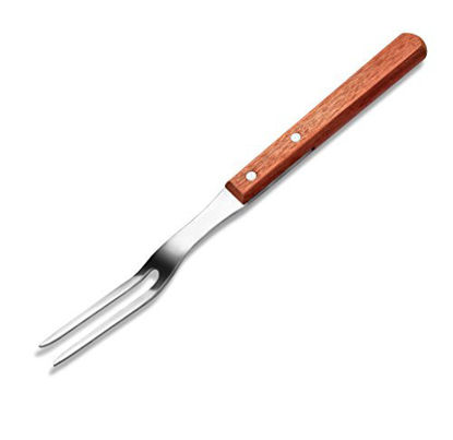 Picture of New Star Foodservice 38224 Wood Handle Barbecue Fork, 13"