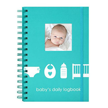 Picture of Pearhead Baby's Daily Log Book, 50 Easy to Fill Pages to Track and Monitor Your Newborn Baby's Schedule