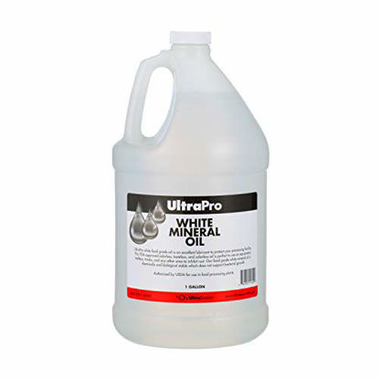 Picture of UltraPro Food Grade Mineral Oil, 1 Gallon (128oz), for Lubricating and Protecting Cutting Board, Butcher Block, Stainless Steel, Knife, Tool, Machine and Equipment, NSF Approved