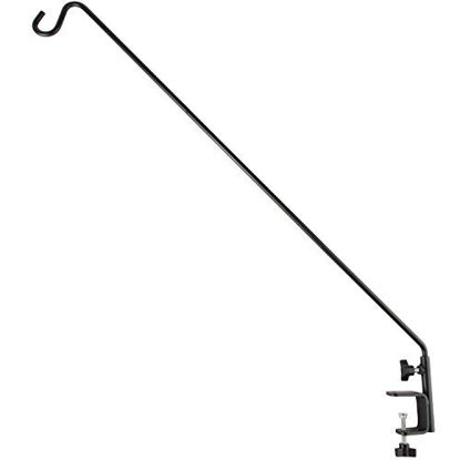 Picture of Home-X Extended Reach Deck Hook. Expandable 28 inch to 44 inch. with Clamp On Bracket