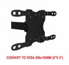 Picture of Mount Plus 201P Adapter Bracket Convert VESA 100x100mm to VESA 200x200mm and 200x100mm (Fits Most 23" to 42" Flat Panel TV)