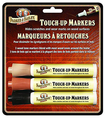 Picture of Parker & Bailey Furniture Touch-Up Markers (Set of 3), Brown