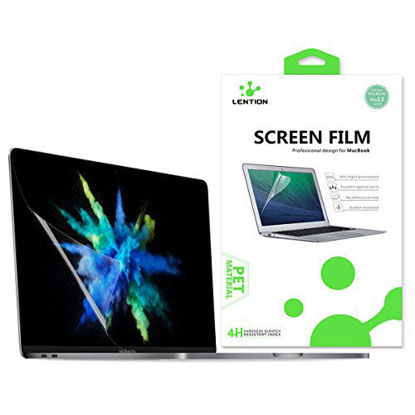 Picture of LENTION Clear Screen Protector Compatible for 2016-2020 MacBook Pro 13-inch, Model A1706/A1708/A1989/A2159/A2251/M1, HD Protective Film with Hydrophobic and Oleophobic Coating