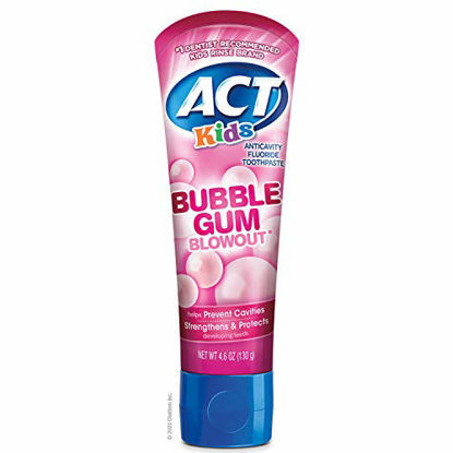 Picture of Act Kids Bubblegum Blowout Toothpaste, 4.6 Ounce
