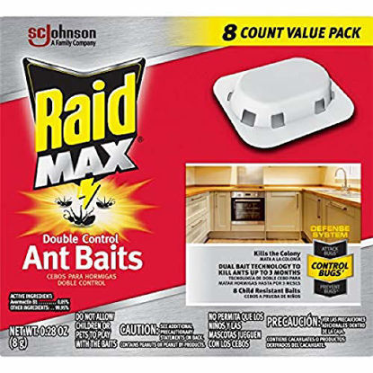 Picture of Raid Max Double Control Ant Baits, 0.28 oz, 8 CT (1)