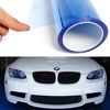 Picture of DIYAH 12 X 48 Inches Self Adhesive Headlight, Tail Lights, Fog Lights Tint Vinyl Film (Light Blue)