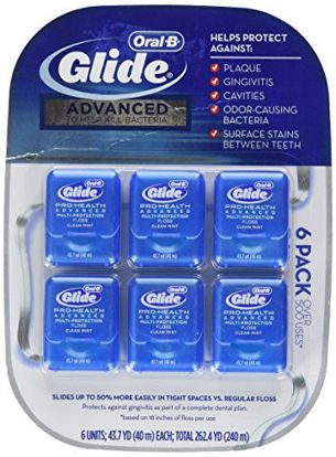 Picture of Oral-B Glide Pro-Health Advanced Floss, 43.7 yards (Pack of 6)