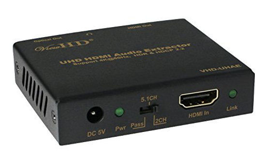 GetUSCart U9 ViewHD Newest Ultra HD 4K HDMI Audio Extractor 4K