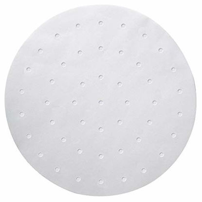 Picture of Numola 9 Inch Air Fryer Liners, 100 PCS Perforated Parchment Paper Compatible with COSORI, GoWISE USA, Instant Vortex, Ninja, Ultrean, Chefman, Innsky, Dash, Secura and More 5.3-5.8qt Air Fryers
