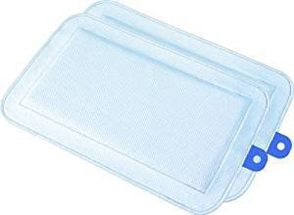 Picture of DryFur Pet Carrier Insert Pads Size Small 19.5in x 12.5in Blue - 2 Pack