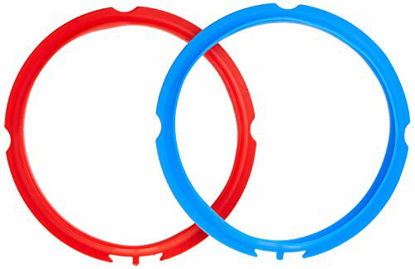 Picture of Instant Pot Sealing Rings 2 Pack : Mini 3 Quart Red/Blue