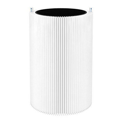 Picture of Blueair Blue Pure 411 Genuine Replacement Filter, Particle and Activated Carbon, Fits Blue Pure 411, 411+ & MINI Air Purifiers